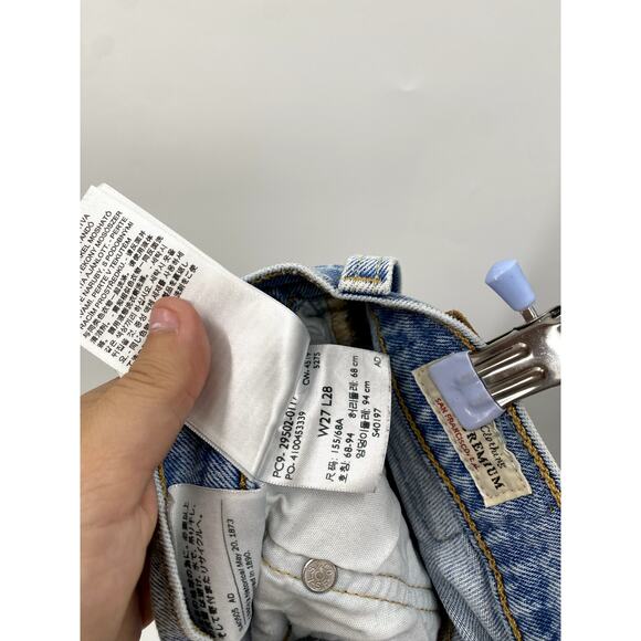 Levi's 27 blue 501 straight jeans - Picture 4 of 4